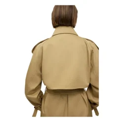 Trench Classique avec Caractéristiques Réglables