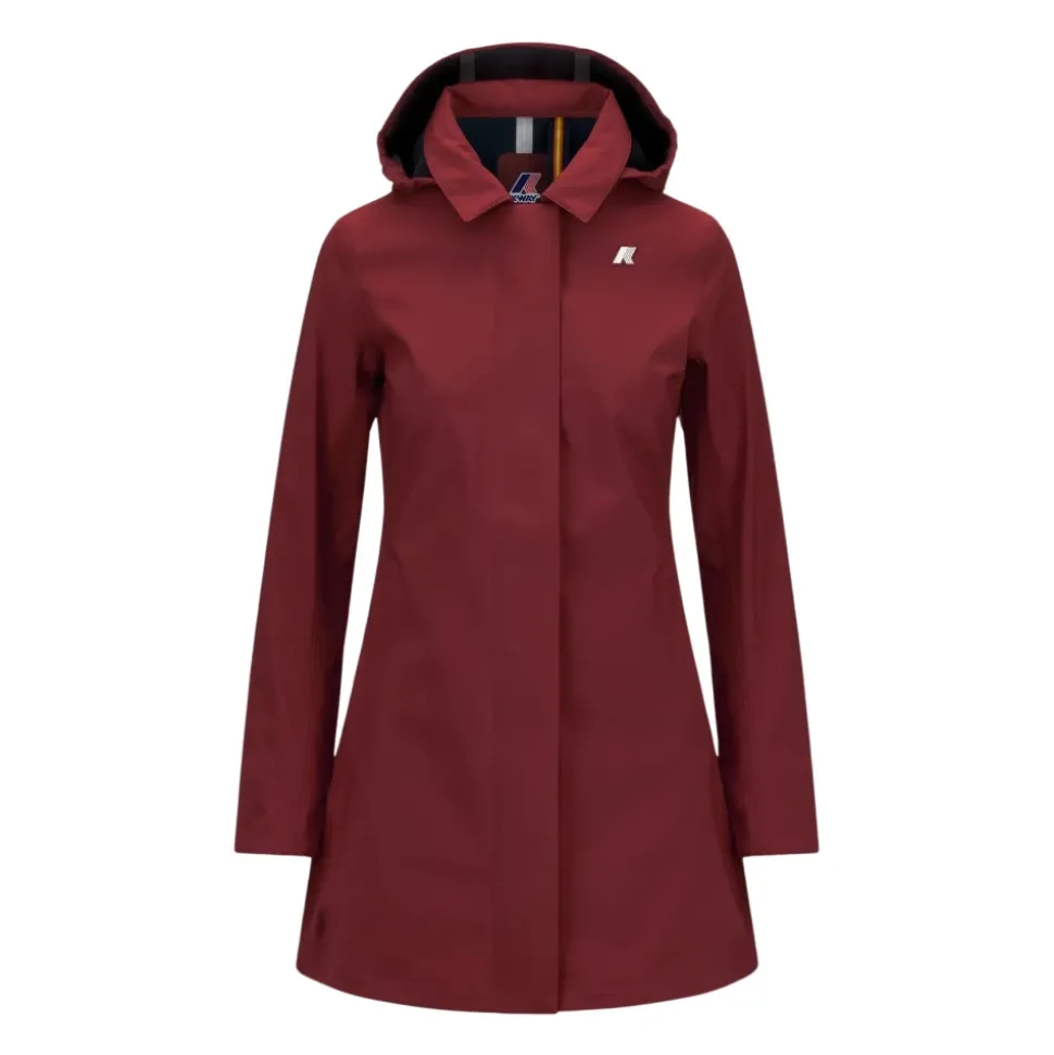 Trench Rouge Imperméable Coupe-vent