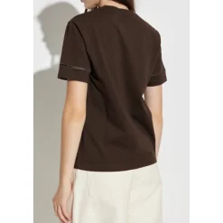 T-shirt avec bordure décorative