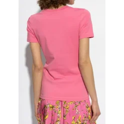 T-shirt avec impression et appliques scintillantes