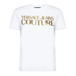 T-shirt Blanc avec Logo Imprimé
