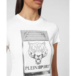 T-shirt Col Rond Tigre