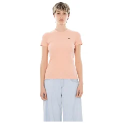 T-shirt en coton côtelé coupe slim