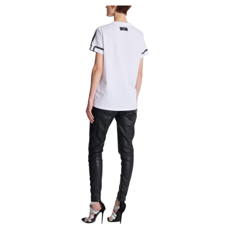 T-shirt à manches courtes imprimé « Je t'aime »