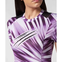T-shirt Tie-dye Col Rond MC Scratch