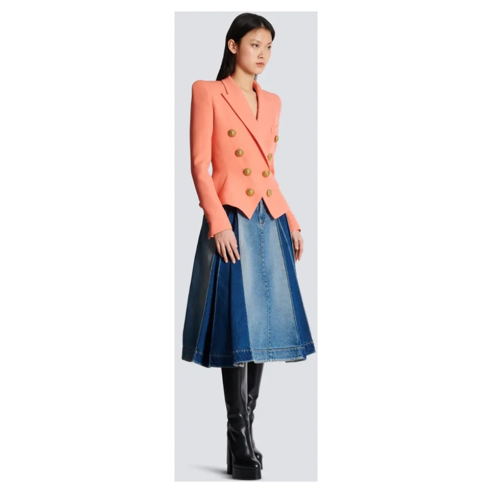 Veste à 8 boutons et taille cintrée