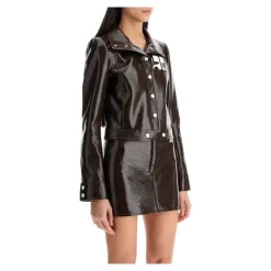 Veste Courte Effet Vinyle