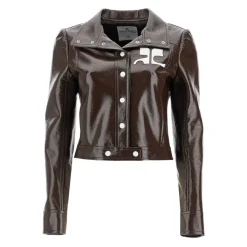 Veste Courte Effet Vinyle