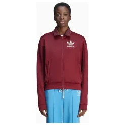 Veste de survêtement bordeaux avec imprimé latéral