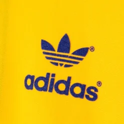 Veste de survêtement rétro dorée Adidas