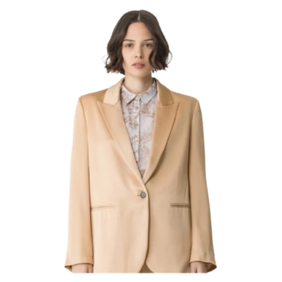 Veste élégante en envers satin
