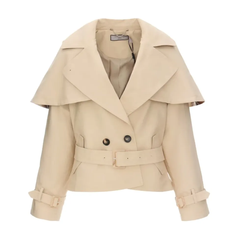 Veste Trench avec Cape Détachable
