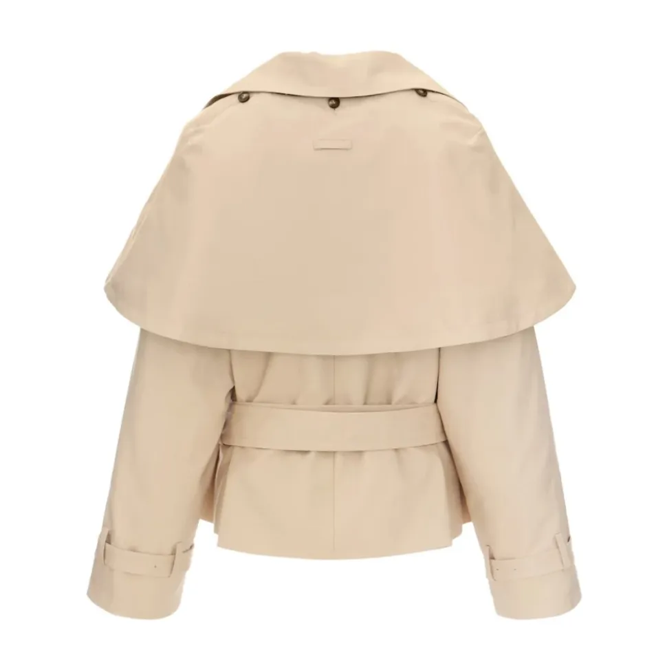 Veste Trench avec Cape Détachable
