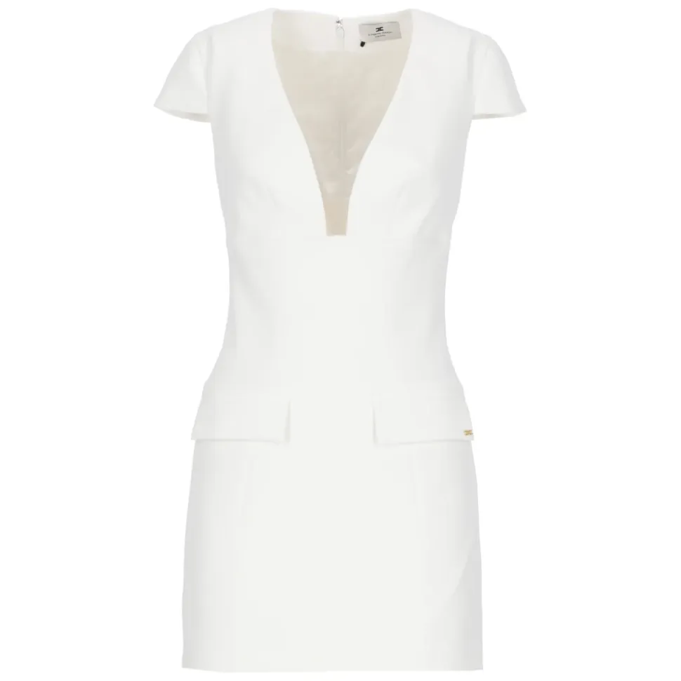 V-neck Short Dress