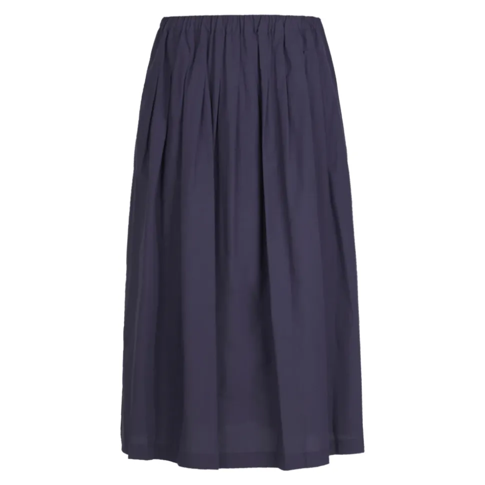 Voluminous Cotton Midi Skirt
