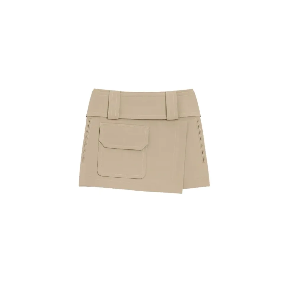 Wrap Mini Skirt